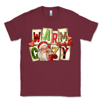 Burgundy warm and cozy santa Classic Tee - FaDigitalArtStudio
