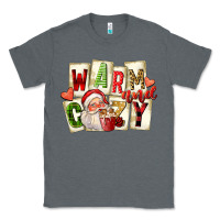 Charcoal Heather warm and cozy santa Classic Tee - FaDigitalArtStudio