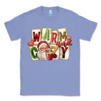 Colony Blue warm and cozy santa Classic Tee - FaDigitalArtStudio