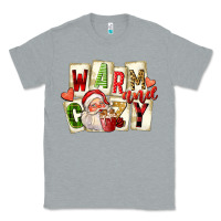 Heather Grey warm and cozy santa Classic Tee - FaDigitalArtStudio