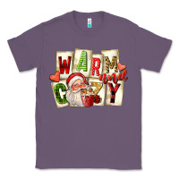 Lavender warm and cozy santa Classic Tee - FaDigitalArtStudio