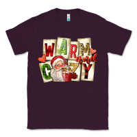 Plum warm and cozy santa Classic Tee - FaDigitalArtStudio