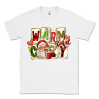 White warm and cozy santa Classic Tee - FaDigitalArtStudio