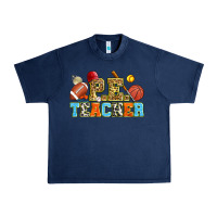Navy p.e. teacher Urban Heavy Tee - Zillion Design Studio