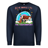 Navy buy me animals malia Premium Sweatshirt - MaliasSmallBusiness