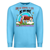 Ocean Blue buy me animals malia Premium Sweatshirt - MaliasSmallBusiness