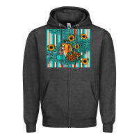 Charcoal Heather pumpkin Zipper Hoodie - JahusDesignShop