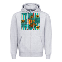 Heather Grey pumpkin Zipper Hoodie - JahusDesignShop