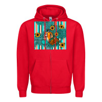 Red pumpkin Zipper Hoodie - JahusDesignShop