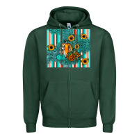 Sports Green pumpkin Zipper Hoodie - JahusDesignShop