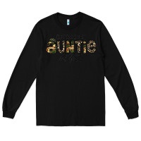 Black auntie Long Sleeve Tee - CowhideDigitalArt
