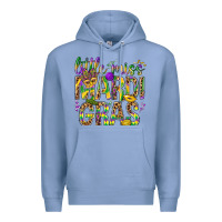 Colony Blue Little miss Mardi Gras Premium Hoodie - BundleAndBundleShop