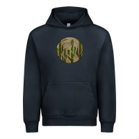 Navy Old Cactus Vintage Volleyball Urban Hoodie - Bettercallsaul