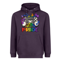 Plum gaymer pride Heavyweight Hoodie - MaliasSmallBusiness