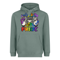 Sage gaymer pride Heavyweight Hoodie - MaliasSmallBusiness