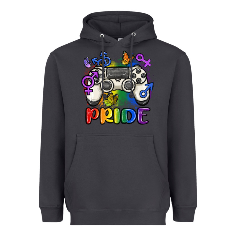 Gaymer Pride Heavyweight Hoodie by MaliasSmallBusiness | Teevron