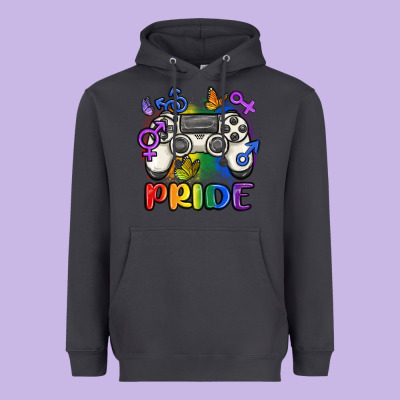 Gaymer Pride Heavyweight Hoodie Designed By Maliassmallbusiness