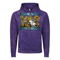 Cloud Purple grow wild sun child tbw Vintage Hoodie - texasbilliewilder