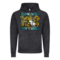 Vintage Black grow wild sun child tbw Vintage Hoodie - texasbilliewilder