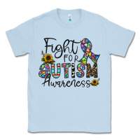 Dusty Blue fight for autism awareness Classic Tee - CowhideDigitalArt