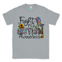 Heather Grey fight for autism awareness Classic Tee - CowhideDigitalArt