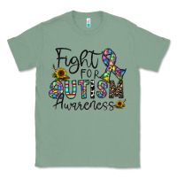 Sage fight for autism awareness Classic Tee - CowhideDigitalArt