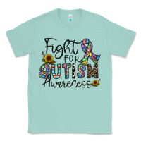 Seafoam fight for autism awareness Classic Tee - CowhideDigitalArt