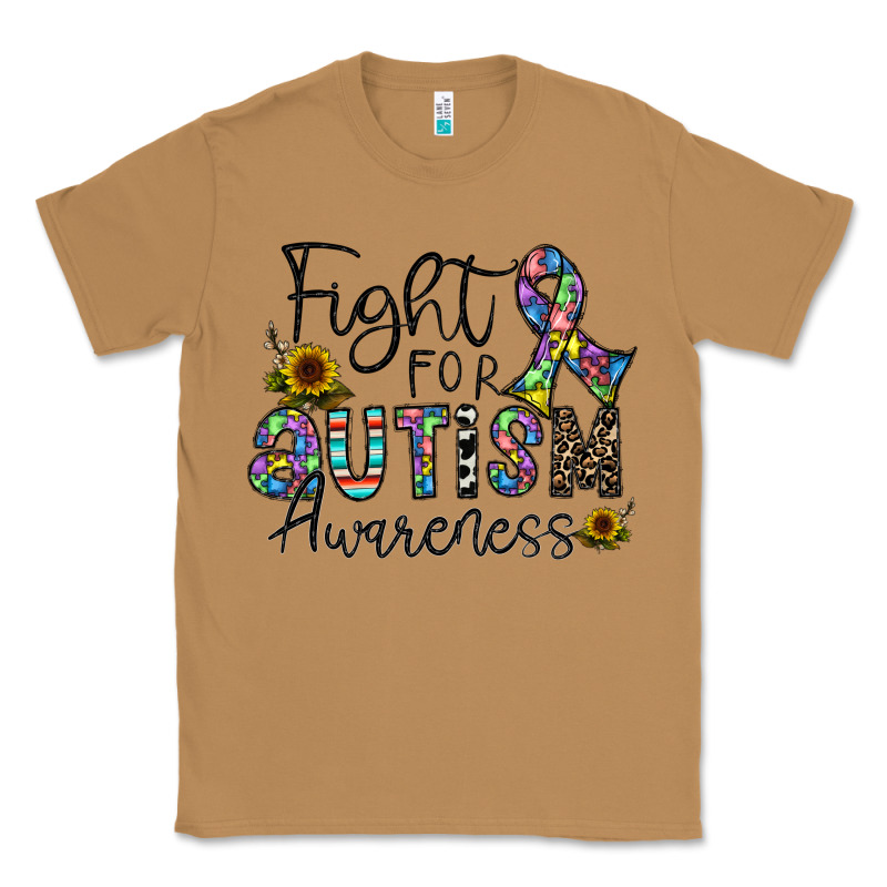 Fight For Autism Awareness Classic Tee by CowhideDigitalArt | Teevron