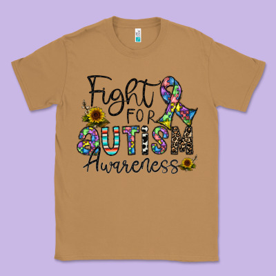 Fight For Autism Awareness Classic Tee Designed By Cowhidedigitalart
