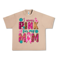 Burro I Wear Pink For My Mom with Butterfly Urban Heavy Tee - texasbilliewilder