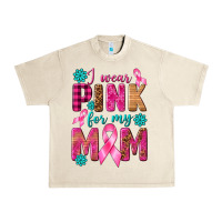 Sandshell I Wear Pink For My Mom with Butterfly Urban Heavy Tee - texasbilliewilder