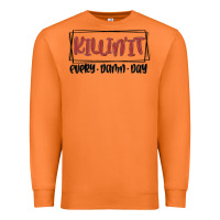 Carrot killin it every damn day Premium Sweatshirt - MaliasSmallBusiness