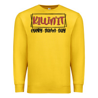 Lemon killin it every damn day Premium Sweatshirt - MaliasSmallBusiness