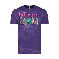 Cloud Purple hot mess mom Vintage Tee - texasbilliewilder