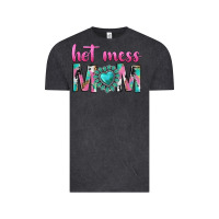Vintage Black hot mess mom Vintage Tee - texasbilliewilder