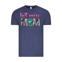 Vintage Denim hot mess mom Vintage Tee - texasbilliewilder