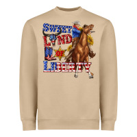 Mushroom western sweet land of liberty 4th july billie wilder Heavyweight Sweatshirt - texasbilliewilder