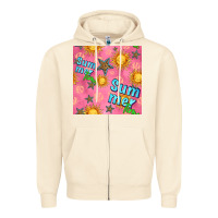 Sandshell summer time of the sun seamless pattern Zipper Hoodie - BundleAndBundleShop