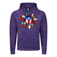 Cloud Purple puerto rico sunflower Vintage Hoodie - texasbilliewilder