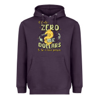 Plum it costs zero dollars to be a nice person Heavyweight Hoodie - MaliasSmallBusiness