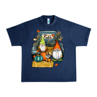 Navy farm truck autumn gnomes Urban Heavy Tee - RanaPortraitStore