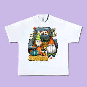 Farm Truck Autumn Gnomes Urban Heavy Tee Designed By Ranaportraitstore