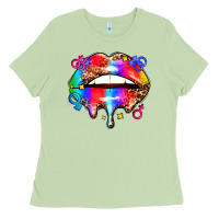 Matcha pride lips Ladies Tee - AdoDesignShop