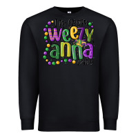 Black i'm from weezy anna baby mardi gras Premium Sweatshirt - MaliasSmallBusiness