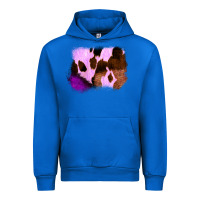 Cobalt Purple Western Wood Cowhide Frame Urban Hoodie - Bettercallsaul