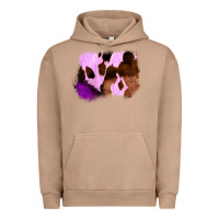 Pigment Burro Purple Western Wood Cowhide Frame Urban Hoodie - Bettercallsaul
