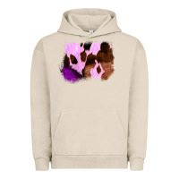 Pigment French Oak Purple Western Wood Cowhide Frame Urban Hoodie - Bettercallsaul