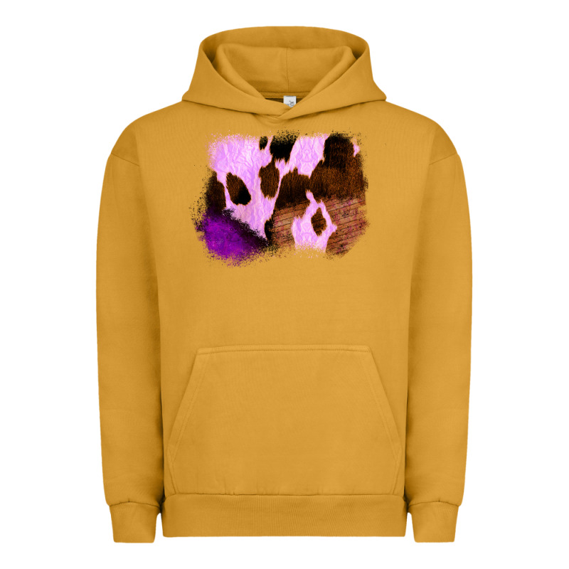 Purple Western Wood Cowhide Frame Urban Hoodie by Bettercallsaul | Teevron