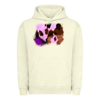 Pigment Pistachio Purple Western Wood Cowhide Frame Urban Hoodie - Bettercallsaul