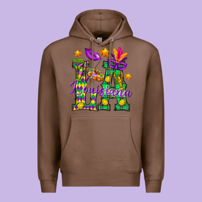 Louisiana Premium Hoodie Designed By Bundleandbundleshop